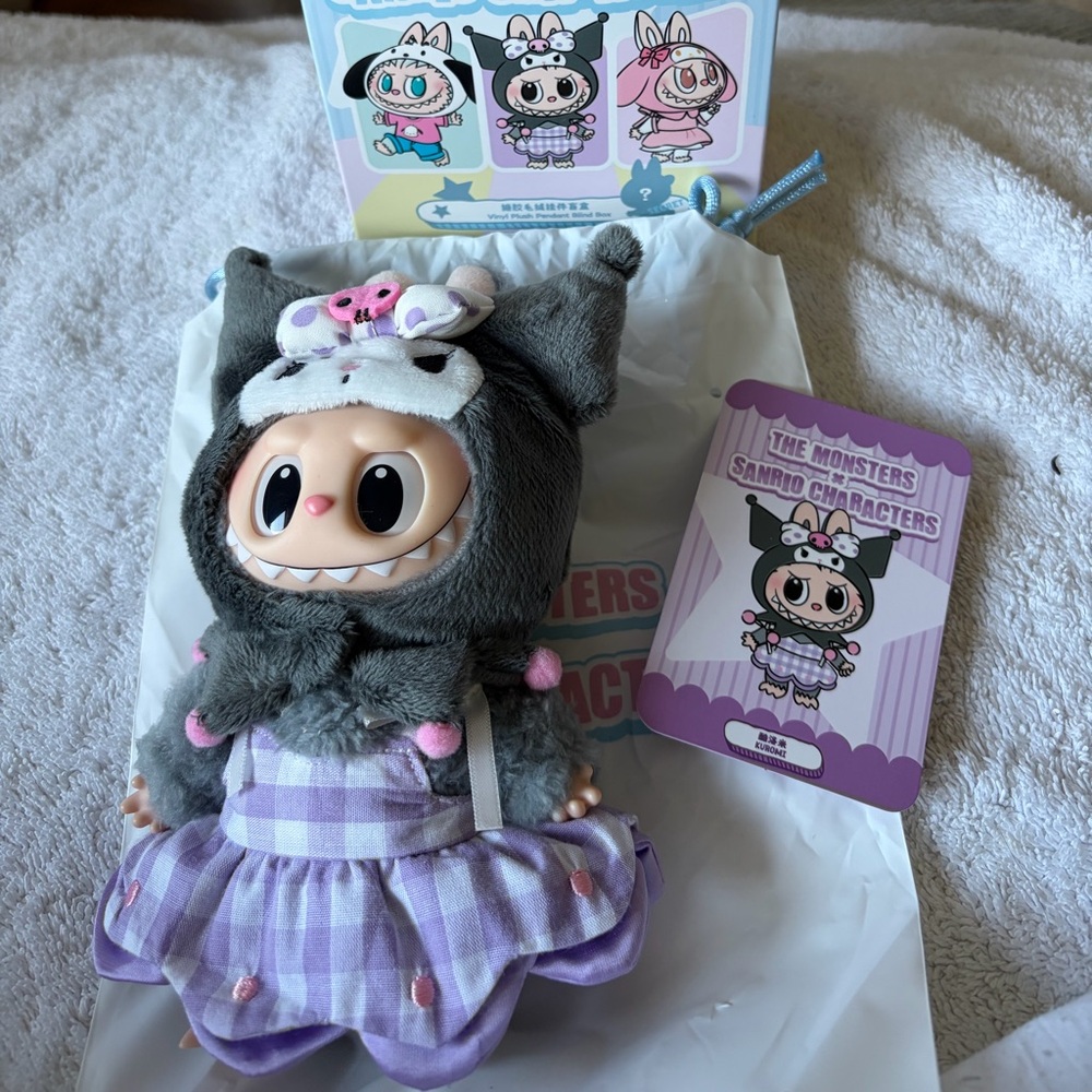 Sanrio x Labubu Kiromi Monsters doll. Brand New China Exclusive Pop Mart